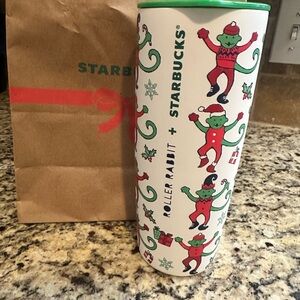 Starbucks X roller rabbit Holiday Tumbler